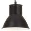 hængelampe 25 W rund 17 cm E27 sort
