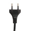 gulvlampe E27 massivt mangotræ sort