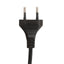 gulvlampe E27 massivt mangotræ sort