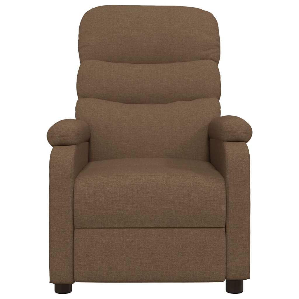 massagestol stof brun