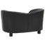 hundesofa 67x41x39 cm kunstlæder sort