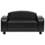 hundesofa 80x50x40 cm kunstlæder sort
