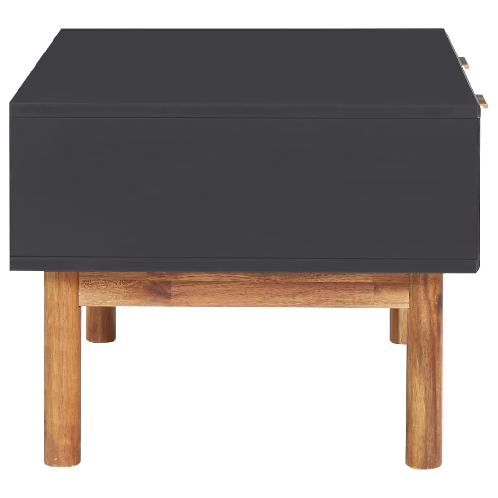 sofabord 90x50x40 cm massivt akacietræ og MDF