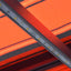 markise m. LED-lys 350x250 cm manuel betjening orange og brun
