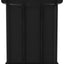 displayreol med 12 rum og kasser 103x30x141 cm stof sort