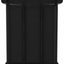 reol med 15 rum og kasser 103x30x175,5 cm stof sort