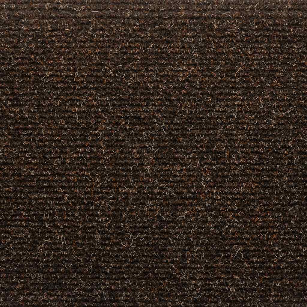 trappemåtter selvklæbende 15 stk. 65x21x4 cm brune halvrund store