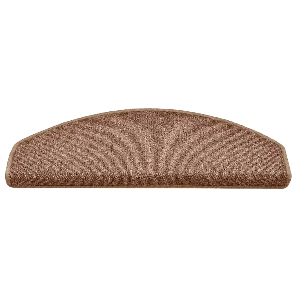 trappemåtter 15 stk. 65x24x4 cm brune halvrund store