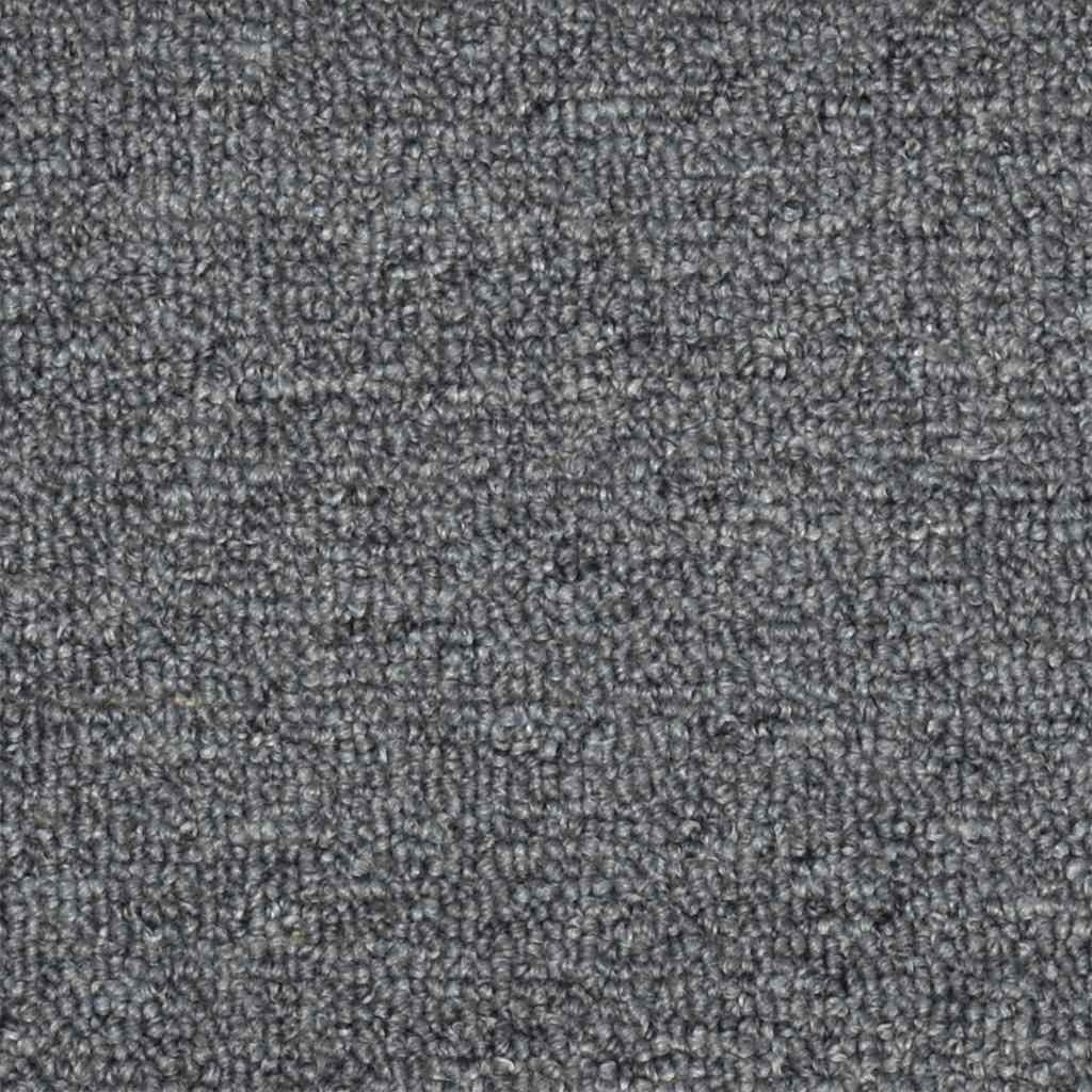 trappemåtter 15 stk. 56x17x3 cm lysegrå og blå halvrunde