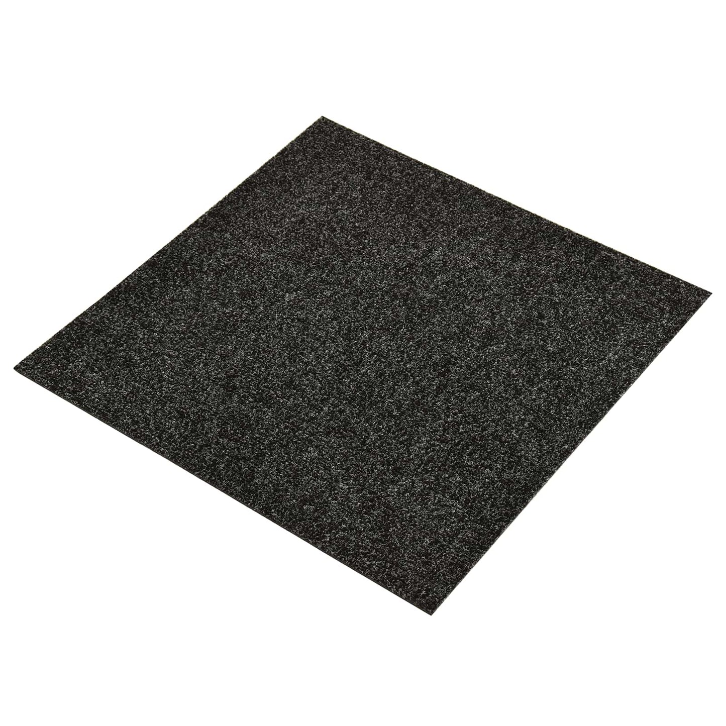 Tæppe 20 pcs Sort 50 x 50 cm Bitumen