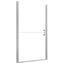 brusedør 91x195 cm hærdet glas