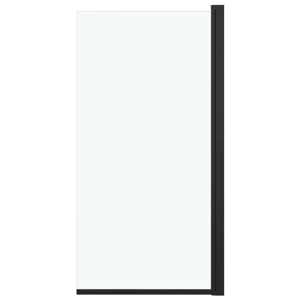 brusekabine 68x130 cm ESG sort