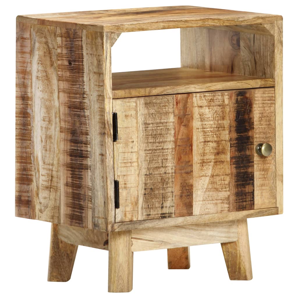 sengebord 40x30x50 cm massivt mangotræ