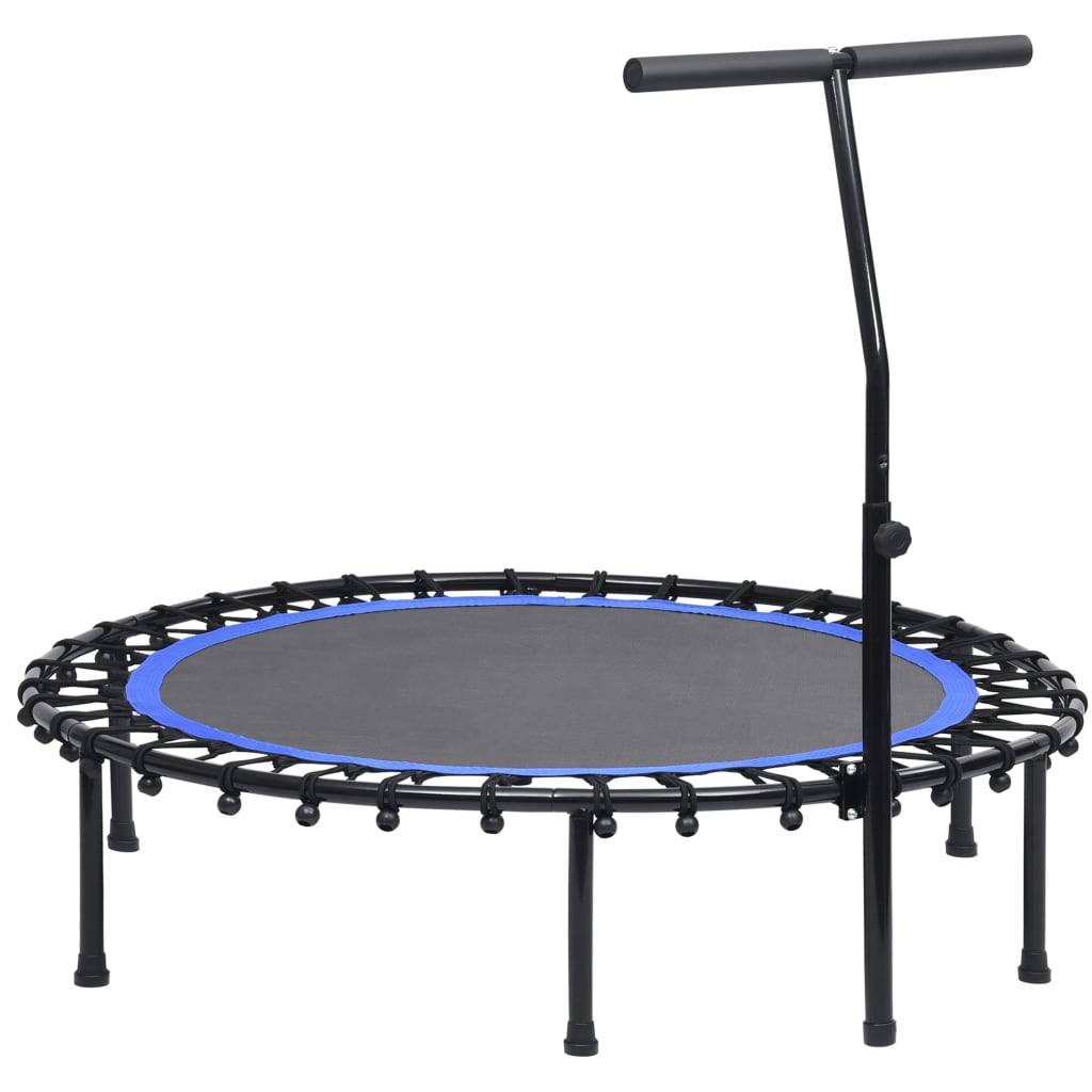 fitnesstrampolin med håndtag 122 cm billede