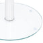 sofabord 40 cm hærdet glas transparent