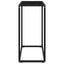 konsolbord 60x35x75 cm hærdet glas sort