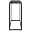 konsolbord 80x35x75 cm hærdet glas sort