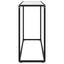 konsolbord 100x35x75 cm hærdet glas hvid