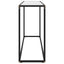 konsolbord 120x35x75 cm hærdet glas hvid