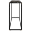 konsolbord 120x35x75 cm hærdet glas sort