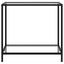 konsolbord 80x35x75 cm hærdet glas transparent