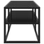 tv-bord 100x40x40 cm glas sort