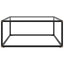 sofabord 80x80x35 cm hærdet glas sort