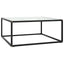 tebord 80x80x35 cm marmorglas hvid