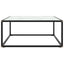 tebord 80x80x35 cm marmorglas hvid