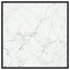 tebord 80x80x35 cm marmorglas hvid