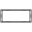 sofabord 120x60x35 cm hærdet glas sort