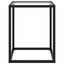 sofabord 40x40x50 cm hærdet glas sort