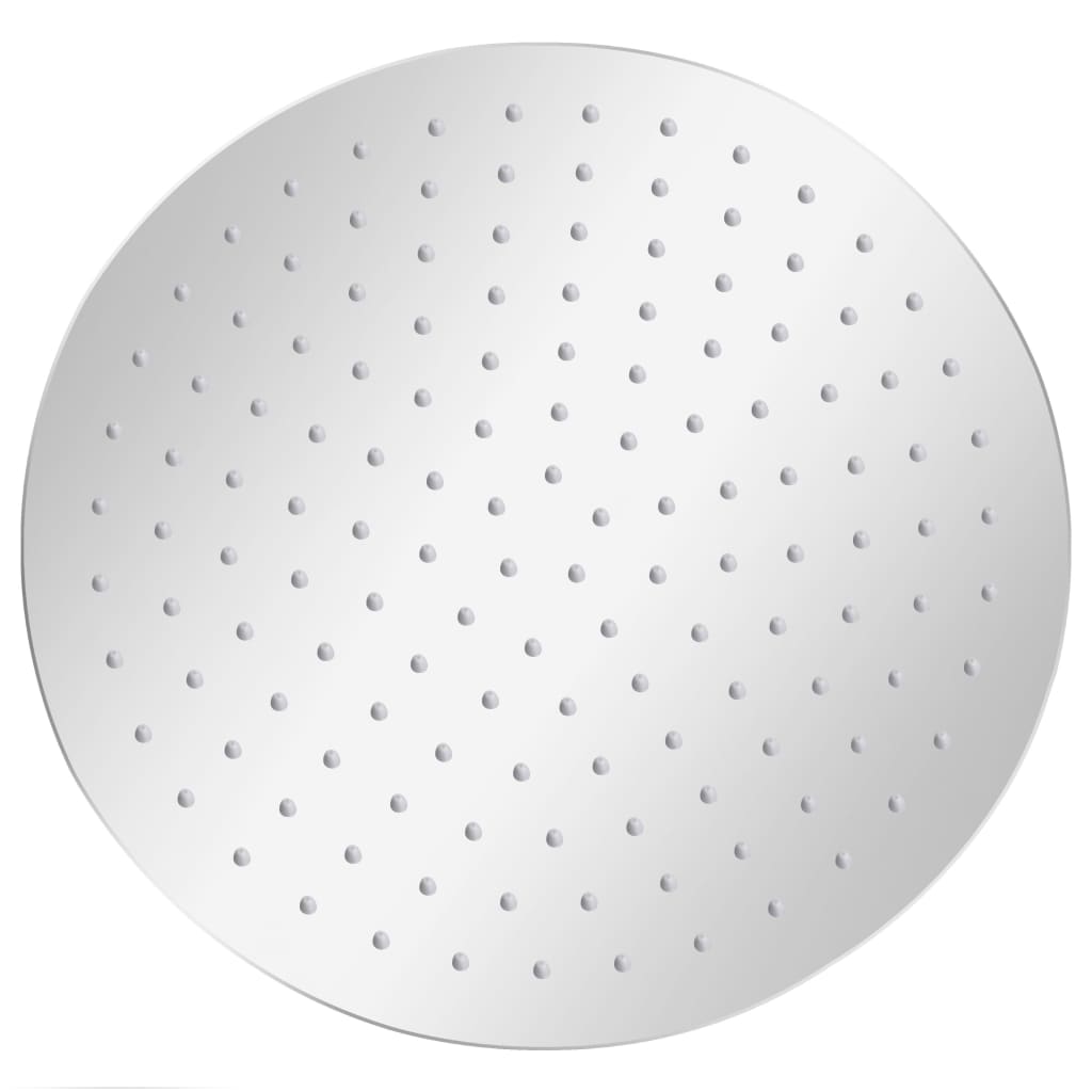 regnbrusehoved 30 cm rund rustfrit stål 304