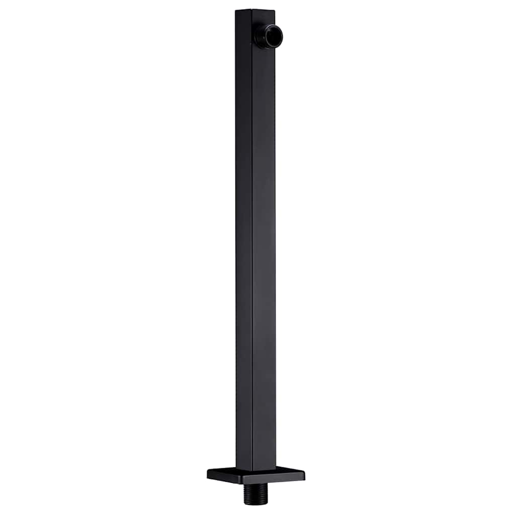 støttestang til bruser 40 cm firkantet rustfrit stål 201 sort