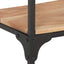 konsolbord 110x30x75 cm massivt akacietræ