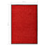 vaskbar dørmåtte 60x90 cm rød