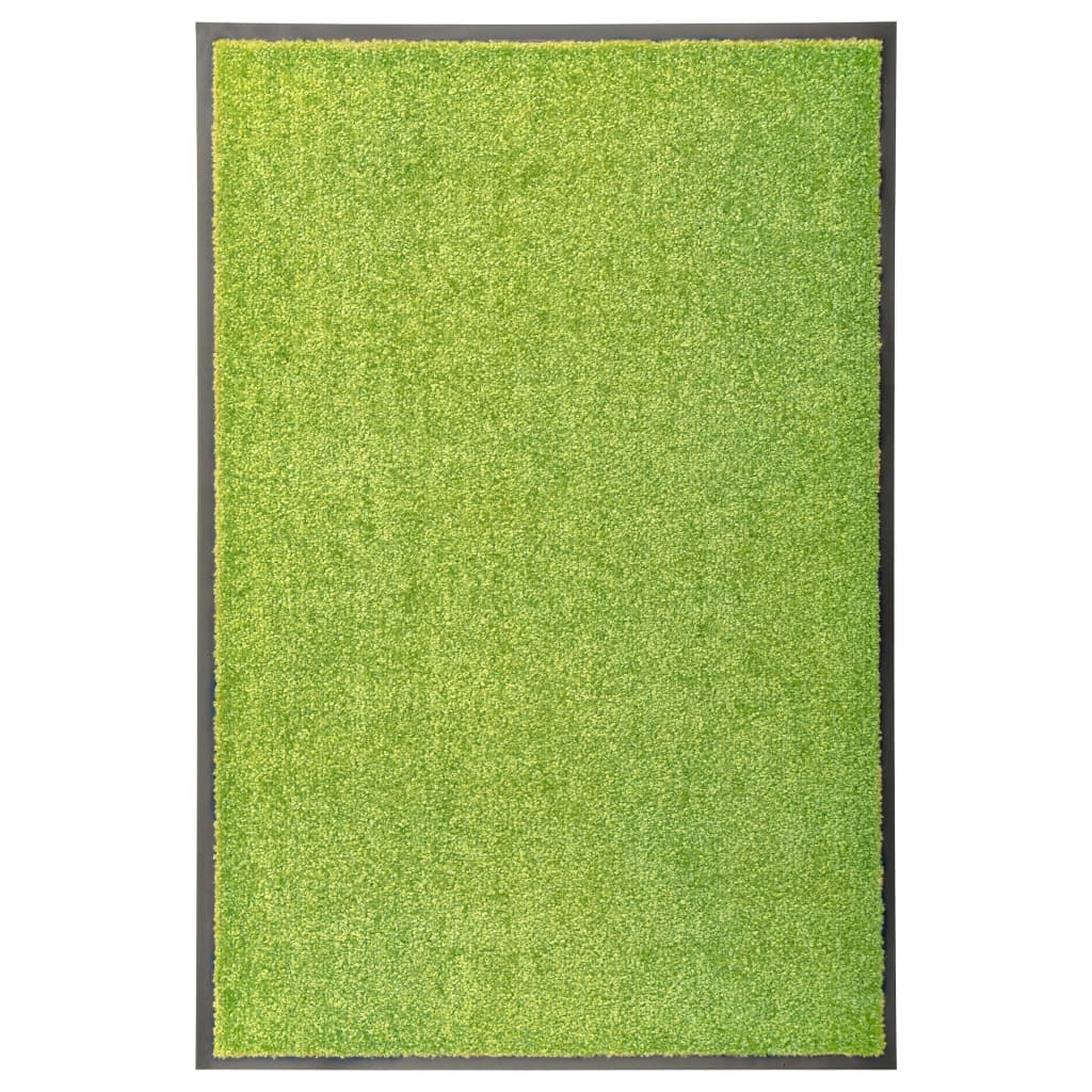 vaskbar dørmåtte 60x90 cm grøn