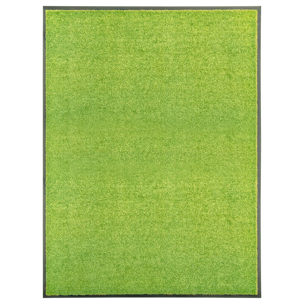 vaskbar dørmåtte 90x120 cm grøn