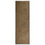vaskbar dørmåtte 60x180 cm brun