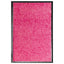 vaskbar dørmåtte 40x60 cm pink