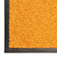 vaskbar dørmåtte 60x90 cm orange