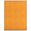 vaskbar dørmåtte 90x120 cm orange