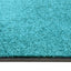 vaskbar dørmåtte 90x150 cm cyanblå