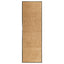 vaskbar dørmåtte 60x180 cm cremefarvet