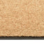 vaskbar dørmåtte 90x150 cm cremefarvet