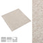 Tæppe 20 pcs Lys beige 50 x 50 cm 100% Polypropylen