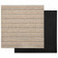 Tæppe 20 pcs Stribet beige 50 x 50 cm 100% Polypropylen