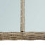 havebord 200x100x74 cm glas og polyrattan brun