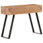 konsolbord 100x35x76 cm massivt akacietræ med naturlige kanter