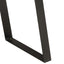 konsolbord 100x35x76 cm massivt akacietræ med naturlige kanter